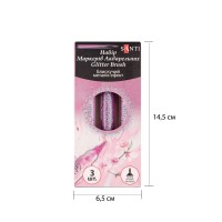 Набір маркерів акварельних SANTI Glitter Brush, відтінки рожевого, 3 шт/уп.