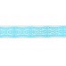 Стрічка фігурна самоклеюча паперова, "Мереживо", блакитна, 1.5 м