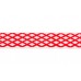 Стрічка фігурна самоклеюча "Вуаль", оксамитова, червона, 1.5 м