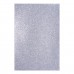 Фоаміран ЕВА срібний з гліттером, з клейовим шаром, 200*300 мм, товщина 1,7 мм, 10 листів