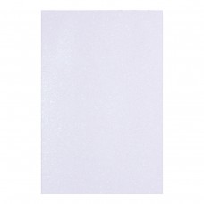 Фоаміран ЕВА білий з гліттером, з клейовим шаром, 200*300 мм, товщина 1,7 мм, 10 листів