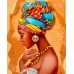 Алмазна мозаїка SANTI Африканська краса 40х50см on frame