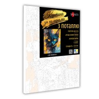 Картина за номерами SANTI Містичний кіт, 40*50см, поталь